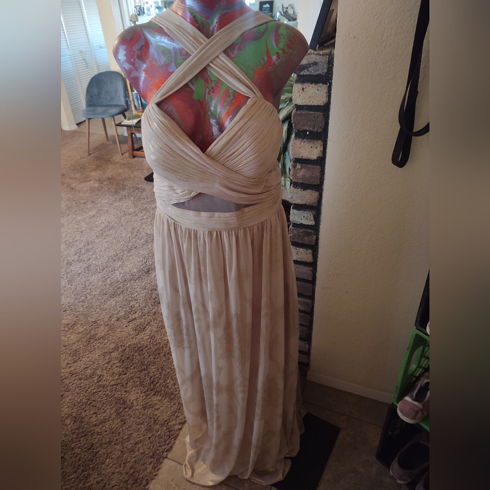 Betsy and Adam Criss Cross Gown